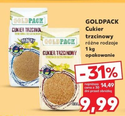 Cukier trzcinowy promocja w Kaufland