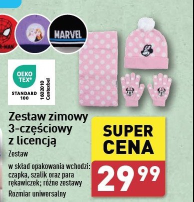 Komplet zimowy marvel promocja