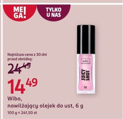 Olejek Wibo nawilżający do ust, 6 g promocja w Rossmann