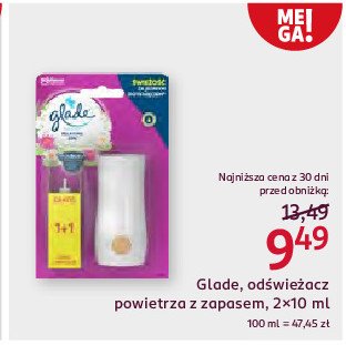 Odświeżacz powietrza relaxing zen Glade by brise promocja