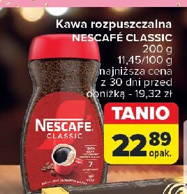 Kawa Nescafe classic promocja w Carrefour Market