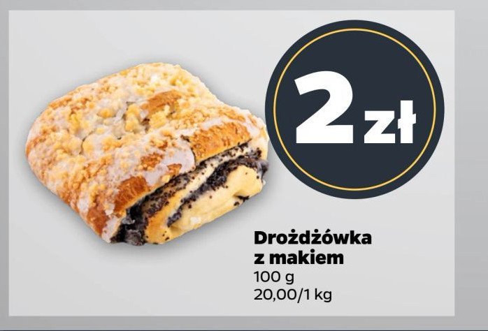 Drożdzówka z makiem PIEKARNIA 7 ZBÓŻ promocja