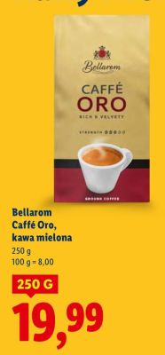 Kawa Caffè Oro mielona 250 g promocja w Lidl
