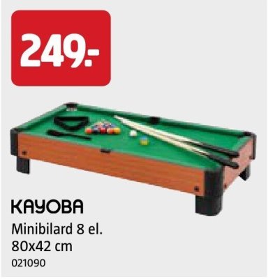 Minibilard 8 el. KAYOBA promocja w Jula