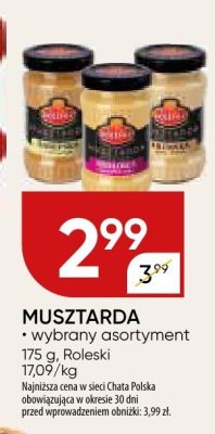 Musztarda wybrany asortyment promocja w Chata Polska