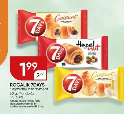 Rogalik 7 Days Croissant promocja w Chata Polska