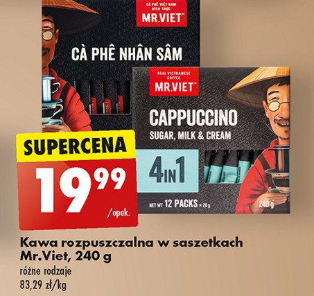 Kawa cappuccino Mr.viet promocja