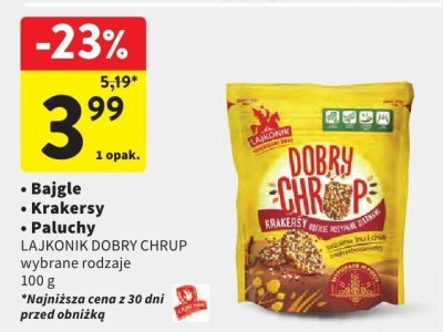 Bajgle DOBRY CHRUP wybrane rodzaje  promocja w Intermarche