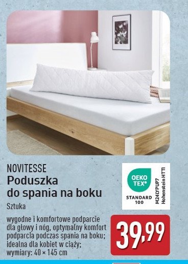 Poduszka do spania na boku 40 x 145 cm Novitesse promocja