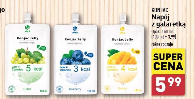 Galaretka konjac mango promocja