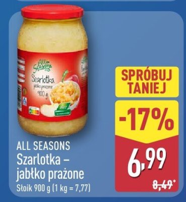 Szarlotka jabłko prażone  promocja w Aldi