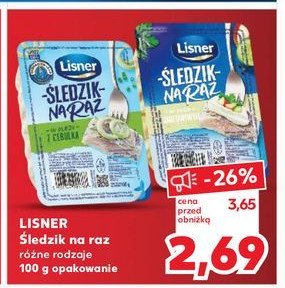 Z cebulką Lisner śledzik na raz promocja