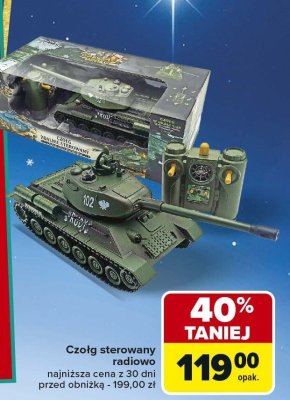 Czołg sterowany radiowo promocja w Carrefour