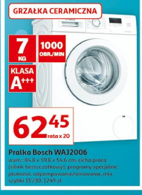 Pralka waj2006epl Bosch promocja