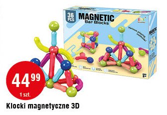 Klocki magnetyczne 3d promocja