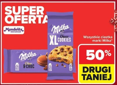Ciastka Milka Choco Cookies XL promocja w Carrefour Market
