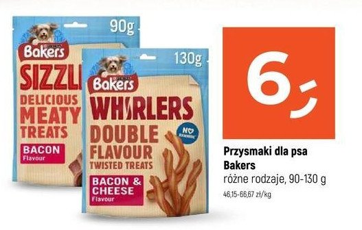 Przysmaki dla psa wołowina i ser PURINA BAKERS promocja