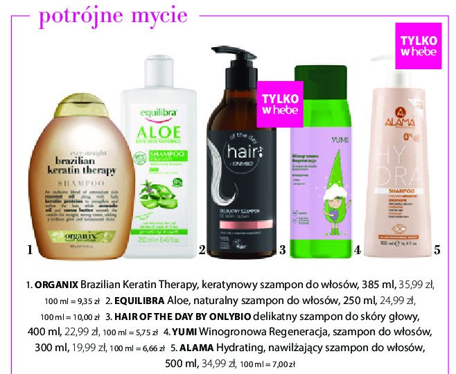 Szampon brazilian keratin smooth Organix promocja