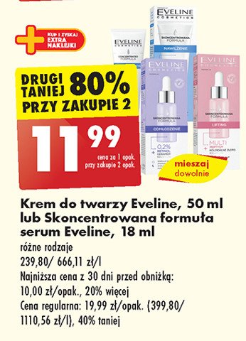 Serum lifting multipeptydy + koloidalne złoto Eveline promocja