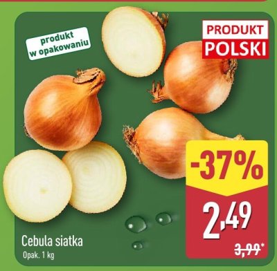 Cebula siatka promocja w Aldi