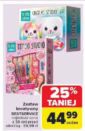 Studio tatuażu Toys inn promocja w Carrefour