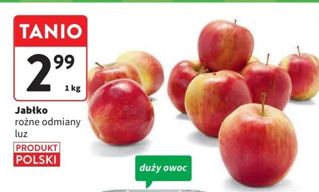 Jabłka polskie promocja w Intermarche