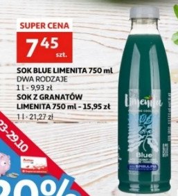 Sok blue Limenita freshing coolture promocja