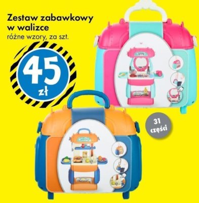 Zestaw zabawkowy w walizce promocja w Tedi