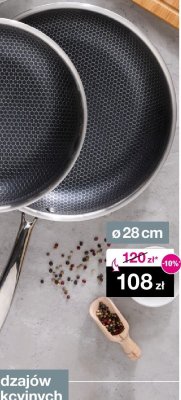 Patelnia ze stali nierdzewnej ø 28 cm promocja w Woolworth