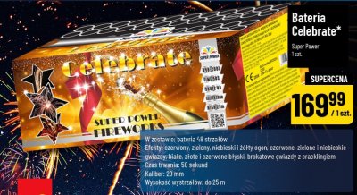 Bateria fajerwerki Celebrate Super Power promocja w POLOmarket