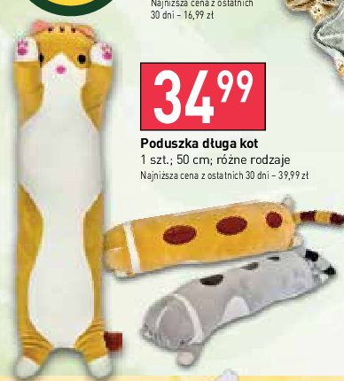 Poduszka d艂uga kot 50 cm promocja