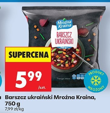 Barszcz ukraiński Mroźna Kraina promocja w Biedronka