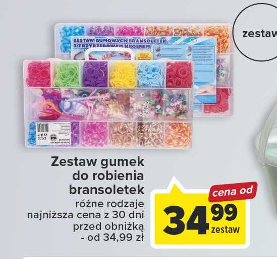 Zestaw gumek do robienia bransoletek promocja