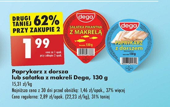 Paprykarz z dorszem Dega promocja