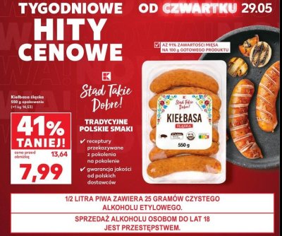 Kiełbasa śląska K-classic promocja