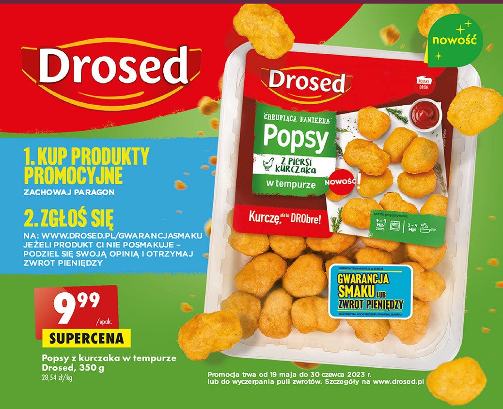 Popsy z piersi kurczaka Drosed promocja