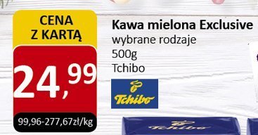 Kawa mielona Tchibo Exclusive wybrane rodzaje 500g promocja w Market Point
