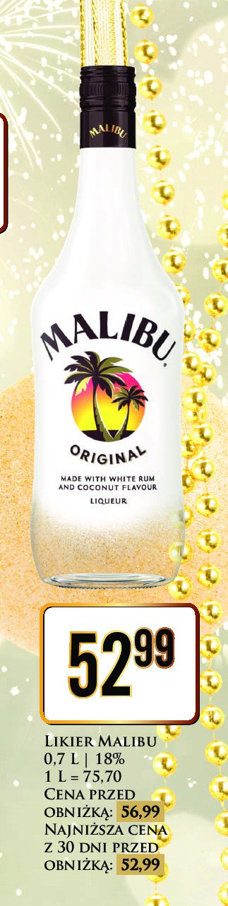 Rum Malibu caribbean promocja