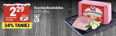 Szynka Beskidzka promocja w Delikatesy Centrum