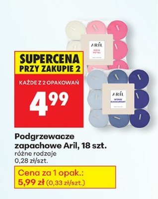 Podgrzewacze zapachowe, 18 szt. promocja w Biedronka