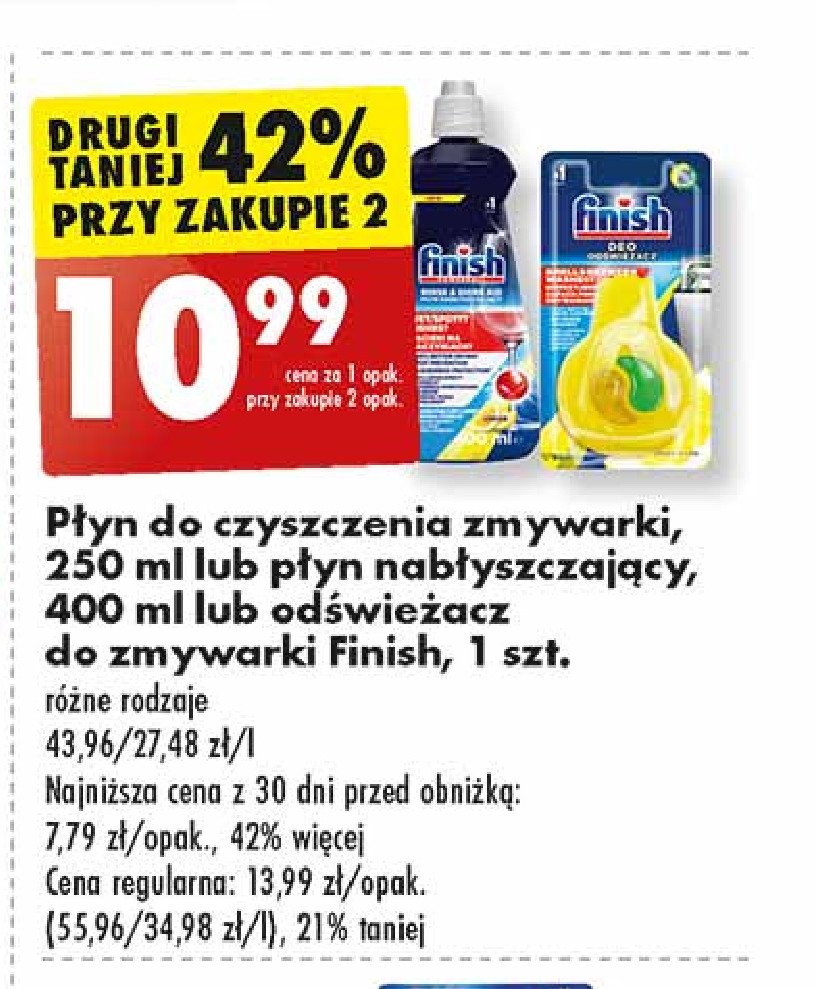 Odświeżacz do zmywarki cytryna i limonka Finish odświeżacz promocja