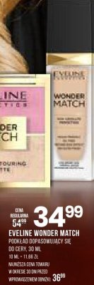 Podkład Eveline Wonder Match podkład dopasowujący się do cery promocja w Drogerie Natura