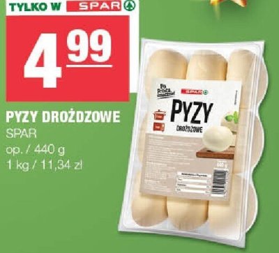 Pyzy drożdżowe SPAR promocja w SPAR