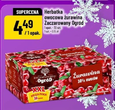 Herbatka owocowa żurawina Zaczarowany Ogród promocja w POLOmarket