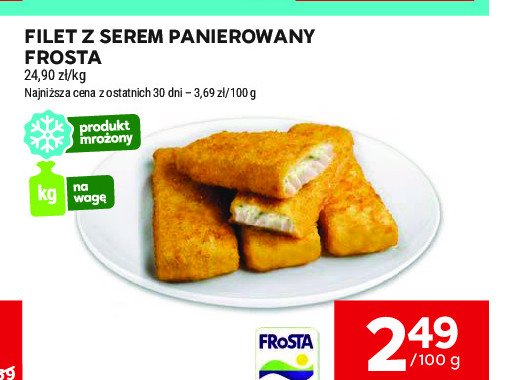 Filet zapiekany z serem Frosta promocja