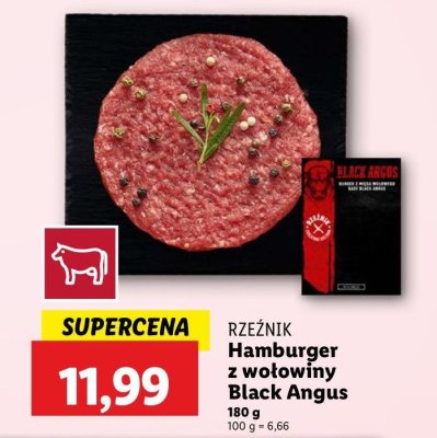 Hamburger wo艂owy black angus Rze藕nik codzienna dostawa promocja