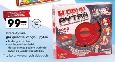 Interaktywna gra quizowa: W ogniu pytań promocja w Biedronka
