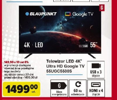 Telewizor 55'' 55ugc5500s Blaupunkt promocja