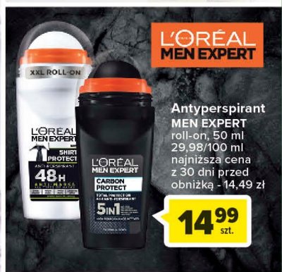 Dezodorant shirt protect L'oreal men expert promocja