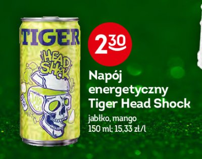 Nap贸j head shock mango Tiger energy drink promocja